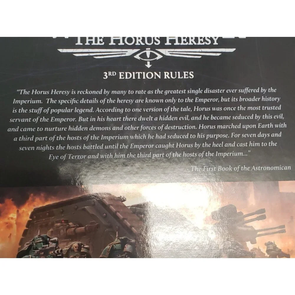 Warhammer 30k 3rd Edition Horus Heresy Age of Darkness Core Book Saturnine Ed - Picture 3 of 5